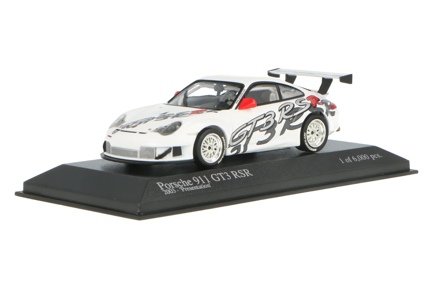 

Minichamps Porsche Presentation White 1/43 911GT3-RSR 03