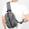 Multifunction Sports Crossbody Bag Solid Color Nylon Shoulder Bag Casual Men's Chest Bag  Fitness