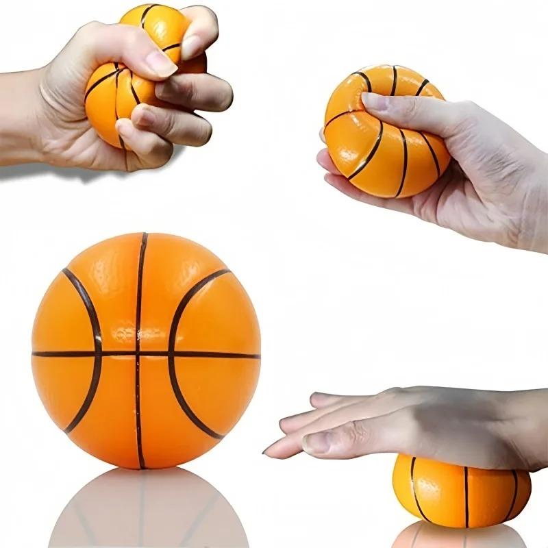 Sports Stress Balls Mini Foam Soccer Ball, Basketball, Football, Baseball Stress Toys for Anxiety Relief Birthday Party Supplies