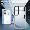 For Samsung Galaxy S22 5G Case Hybrid Design PC+TPU Anti-Fall Phone Cover