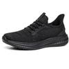 Foxsense Sneakers While Recommended by Physical Sport Running Casual Most Comfortable for Easy Standing Shock Black Size Men's (Slip-On Standing,