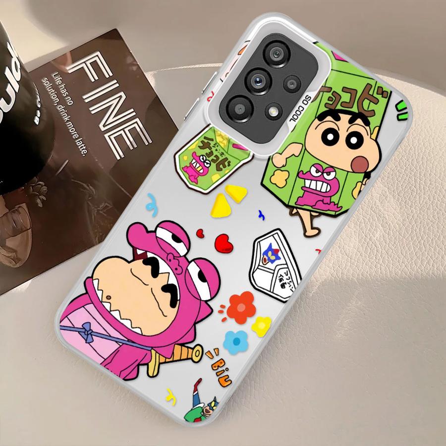 Phone Cover Case for Samsung Galaxy A17 A52 A12 A72 A54 A23 A71 A25 A73 A14 A56 A13 A16 A34 A32 A36 Cra-yons Shin-chans