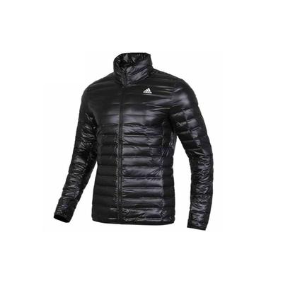 Solid Color Sports Warm Down Jacket Asian Fit Men Outerwear Black BS1588