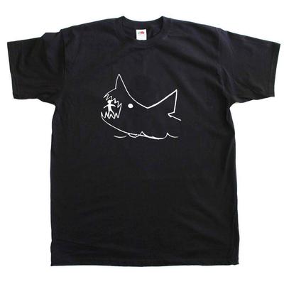 Tricou unisex retro Great White Shark