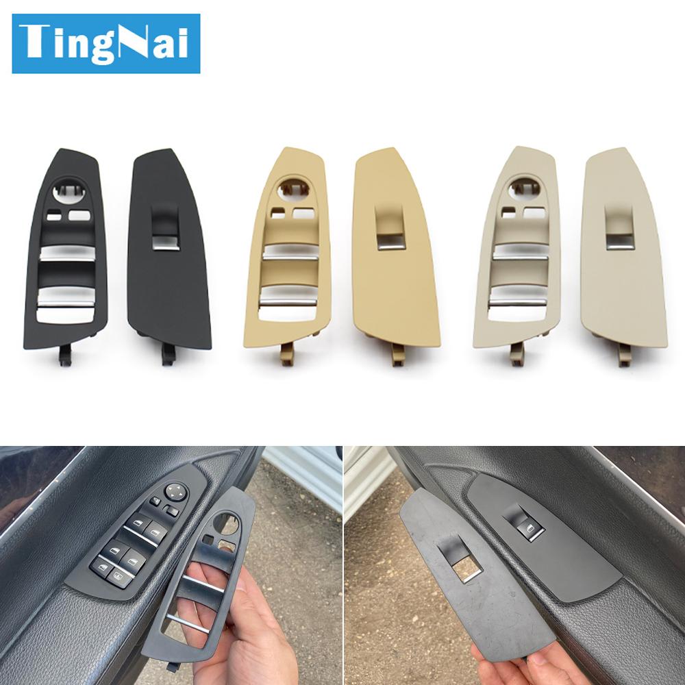 LHD, comutator de control al ferestrei ușii din față a mașinii, capac ornamental al panoului cadru exterior pentru BMW Seria 7 F01 F02 730 735 740 745 750 760
