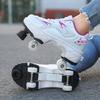 Adult Four-wheel Deformed Walking Shoes Men's and Women's Roller Skates Children's Skates Boys' and Girls' Two-wheel Sports Shoes
