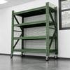 Mobile Multi-Layer Heavy Duty Storage Rack with Mesh