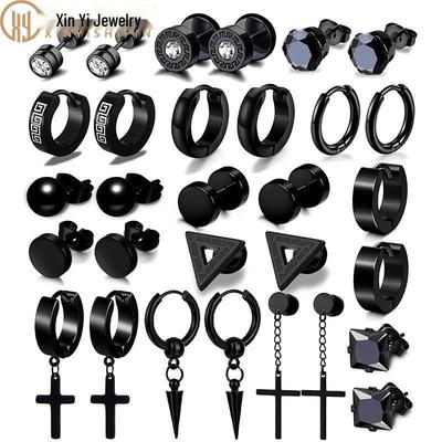 Luxuriöse Edelstahl Damen Ohrstecker: Europäisches & Amerikanisches Mode-Set