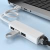 Type-C To RJ45 Laptop Adapter USB2.0 Type-C 4 In 1 RJ45 Type-C Splitter 10GBit/s USB Network Card Hub for Desktop Computer PC