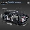 lqbn4 1:24 Toyota Sienna MPV Van Alloy Diecasts & Toy Vehicles Metal Toy Car Model Sound And Light Collection Kids Toy H4