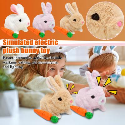 Bunny - My Realistic Bunny Toy - Realistic Interactive Bunny Toy - Jumps, Twitches And Shakes Ears, Lifelike Bunny Moves, Happy Bunny