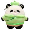 Cute National Trend Plum Orchid Bamboo Chrysanthemum Panda Doll Chinese Style Giant Panda Doll Plush Toy Little Panda Pendant