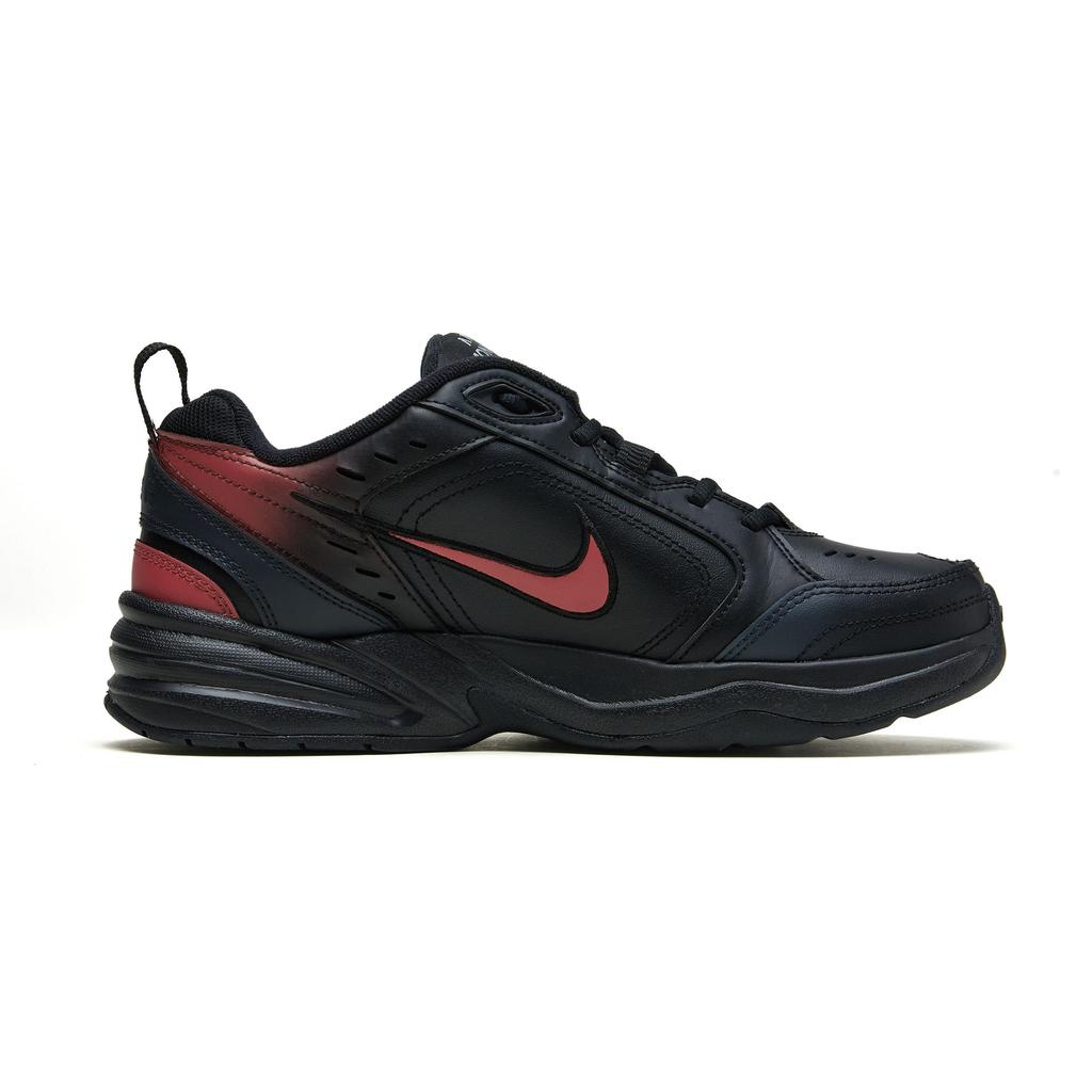 Nike Air Monarch 4 Vintage Classic Nízké robustní tenisky Unisex Černá Červená 415445-001(Tým196-)