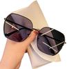 Sunglasses Fashion Personality Explosive Sunglasses Trend Street Shooting Stainless Steel Glasses