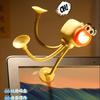 Creative Desktop Ornament Suction Cup Octopus Night Light Portable and Cute Desk Lamp Phone Holder Desk Lamp Atmosphere Light