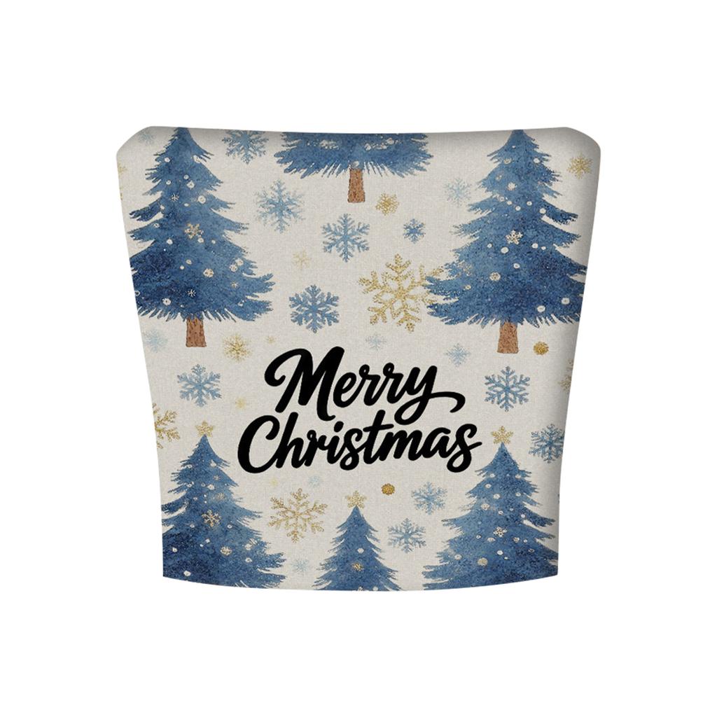 Christmas Printed Chair Cover, Available For Banquets, Family Dinners, Christmas Atmosphere, Home Decoration, Restaurant Christmas Decoration