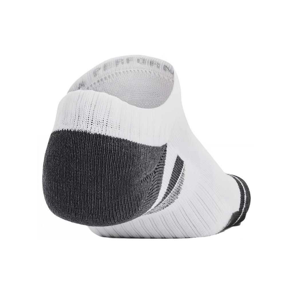 Under Armour Ankle Socks Unisex 3 Pack White 1379526-100