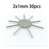 50/100pcs  Magnets, 2x1mm & 3x1mm Tiny Round Disc for DIY Crafts, Models, Jewelry Repair