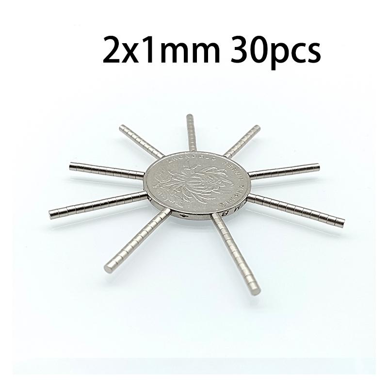 50/100pcs Magnets, 2x1mm & 3x1mm Tiny Round Disc for DIY Crafts, Models, Jewelry Repair