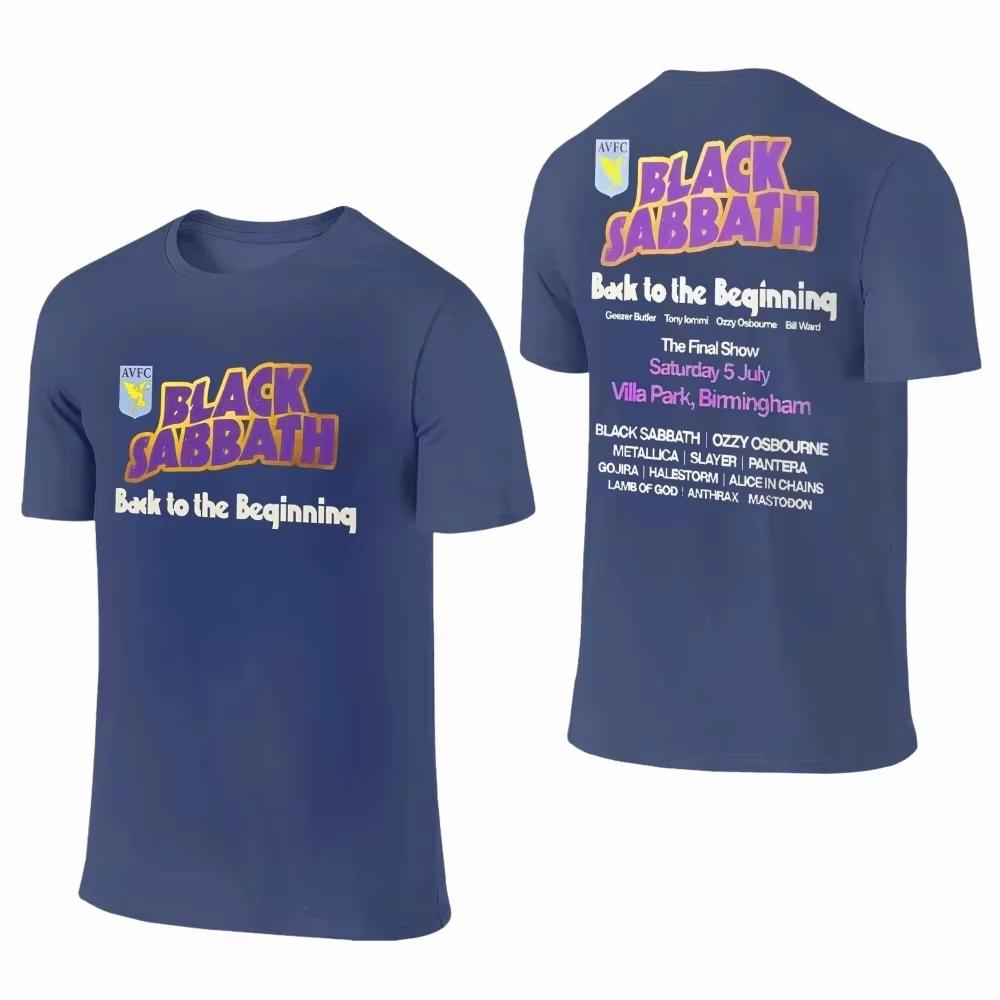 Black Sabbath and Ozzy Osbourne Back To The Beginning Merch Event Tees with Lineup Men Women T-Shirt Ins Y2k New Brand New Style