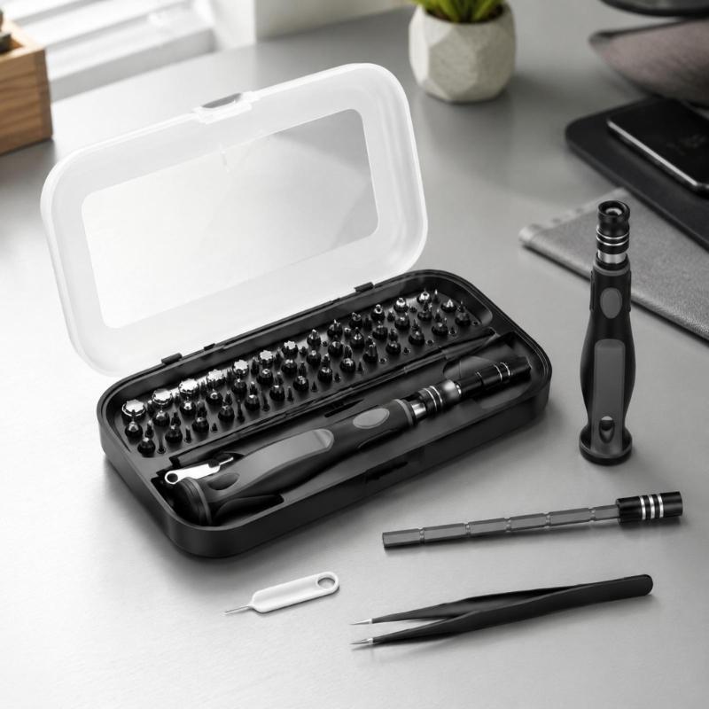 Manual Screwdriver Repair Kit 48 in 1 for Laptop Service, Phone Opening, Household Device Maintenance, and Detailed Assembly Tasks