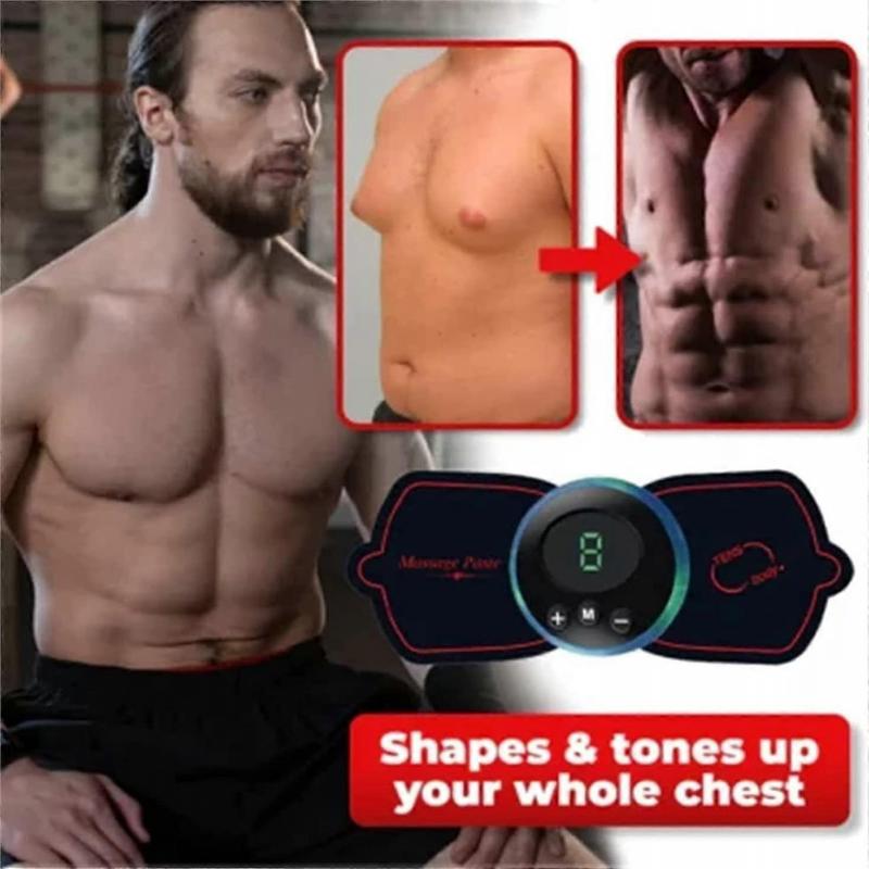 2pcs Ems Gynecomastia Reduction Massage, Portable Electric Ems Neck Massager, Cervical Massage For Pain Relief