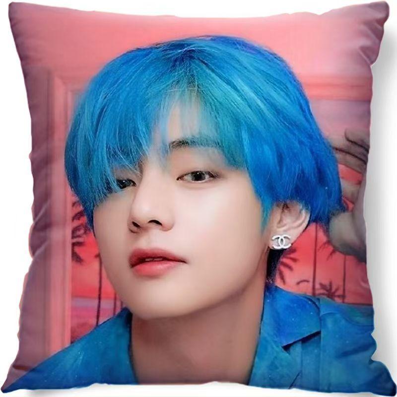 Подушка BTS Чонгук Подушка для комфорта K-pop Подушка для кровати BT21 45*45cm