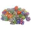 DND Dice Set with Mixed Color Fog Effect, 7pcs Polyhedral Dice for Board Games, DND TRPG Gaming Accessories, Perfect for Role-Playing Games
