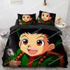 3D Print Fashion Anime Hunter X Hunter Bedding Set Boys Girls Twin Queen Full Size Duvet Cover Pillowcase Bed Adult Bedroom