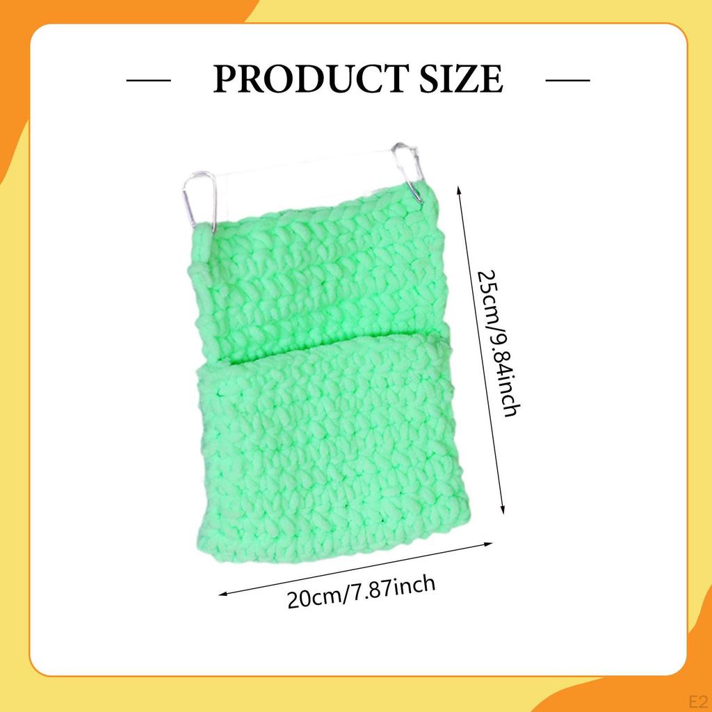 Guinea Pig Hammock Pet Cage Accessories Soft Hanging Bed Ferret for Small Animals