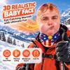 Windproof Ski Balaclava Thermal Fleece Face Cover Printed Full Face Mask  Winter