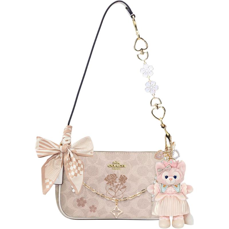 

COACH shoulder bag [Customized bag] Nolita 19 Princess style literary classic fashion versatile In the Mood for Love basic package (bag + dust bag) коричневий