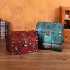 Traditional Wooden Storage Chest Dateless Locking System Compact Organizers Decorative Home Accent Storage Container