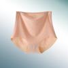 High Waist Seamless Underwear for Women, Sexy Hip Lift Without Trace, Large Size Abdominal Hip Lift for Women, Pure Cotton Briefs with Uncurled Edges