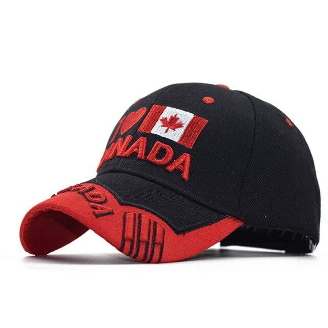 Baseball Cap Canada Letter Embroidery 