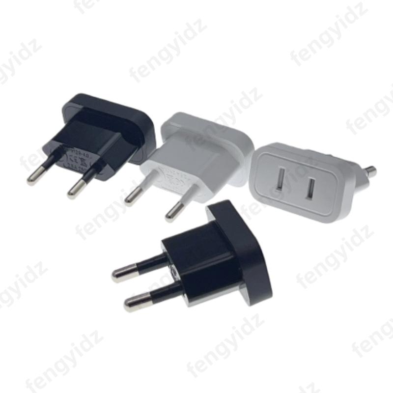New CN US To EU Euro Europe Plug Adapter 2 Round Socket Converter Travel Electrical Power Adapter Socket China To EU Plug 1
