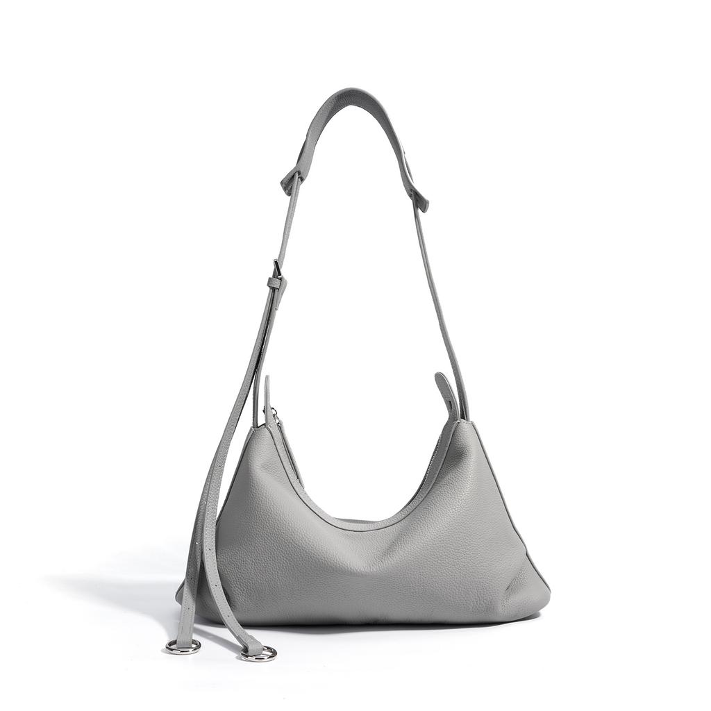 New genuine leather women's bag, fashionable and versatile crossbody bag, stylish casual large-capacity tote bag for women