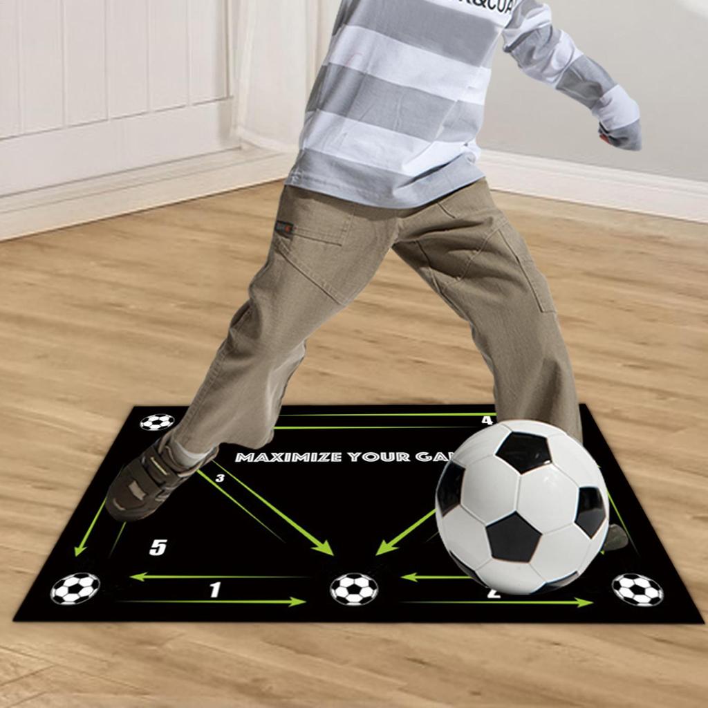 Agility Footstep Training Mat Non-Slip Football Training Mat Safe Agility Footstep Portable Design for Players Fans Lovers