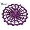 Decorative Gothic Yarn Coasters Spider Web Crochet Coaster, Handmade Knitted Drink Mat, Aesthetic Table Boho Style Dining Mats Protection Mats,