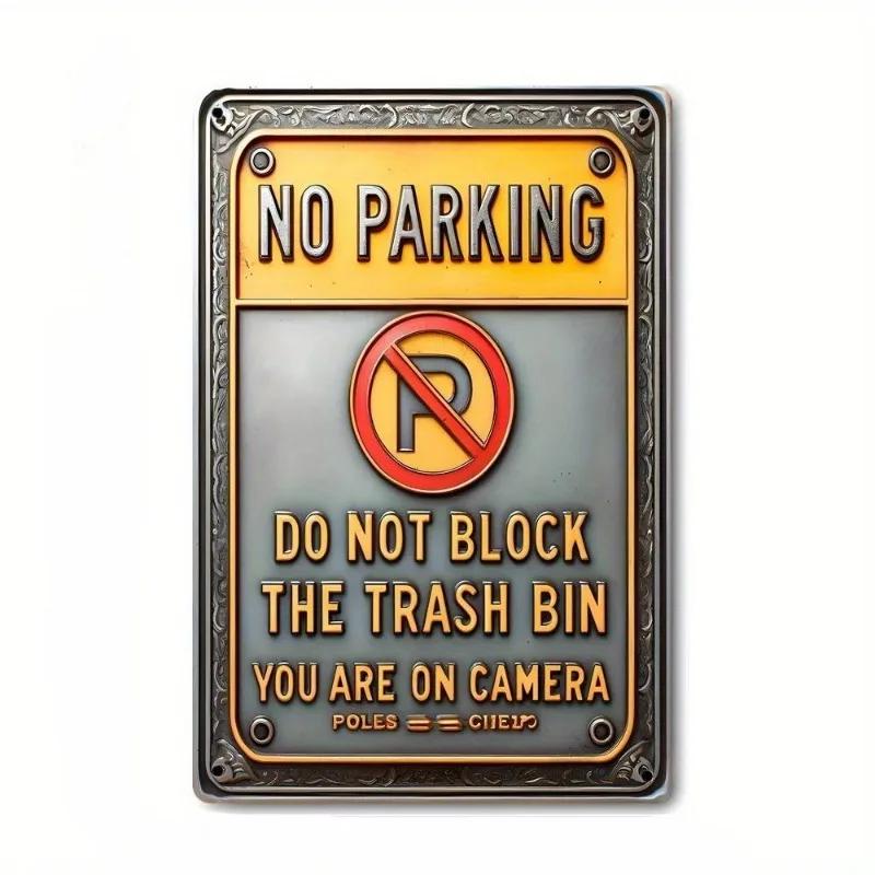 Metal Tin Poster Visual Effect Wall Art Decor Art Painting Retro Plaque Poster for Bar Club Wall Decor Retro Home Wall Plate