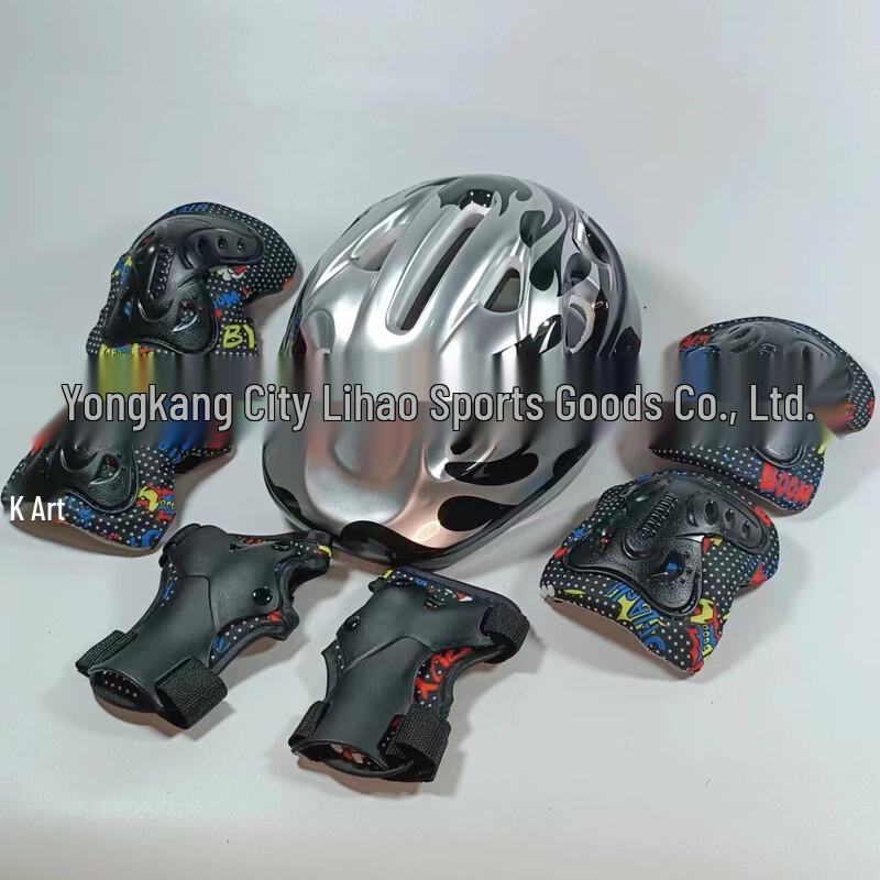 Kids Protective Helmet & Gear Set