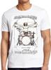 Drums Da Vinci Saying Funny Meme Gift Tee Cult Movie Vintage T Shirt M685