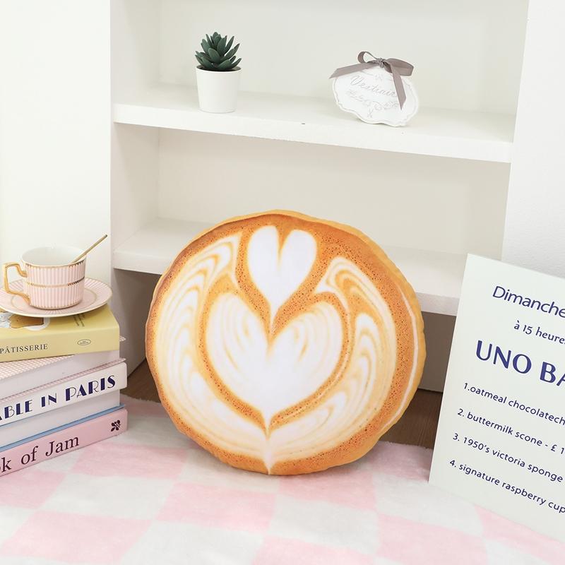 

36cm Coffee Latte Throw Pillow Creative Seat Cushion Sofa Bed Stuffed Plushies Cushion Gifts For Friends
