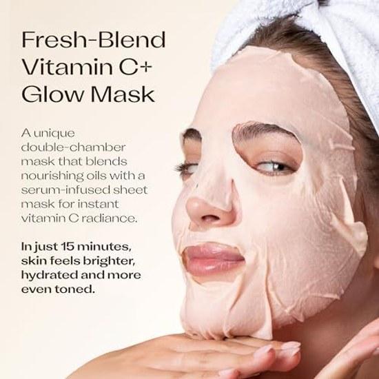 Trilogy Fresh Blend VC + Sheet Mask Pack Vitamin C Kakadu Plum Pores Transparency