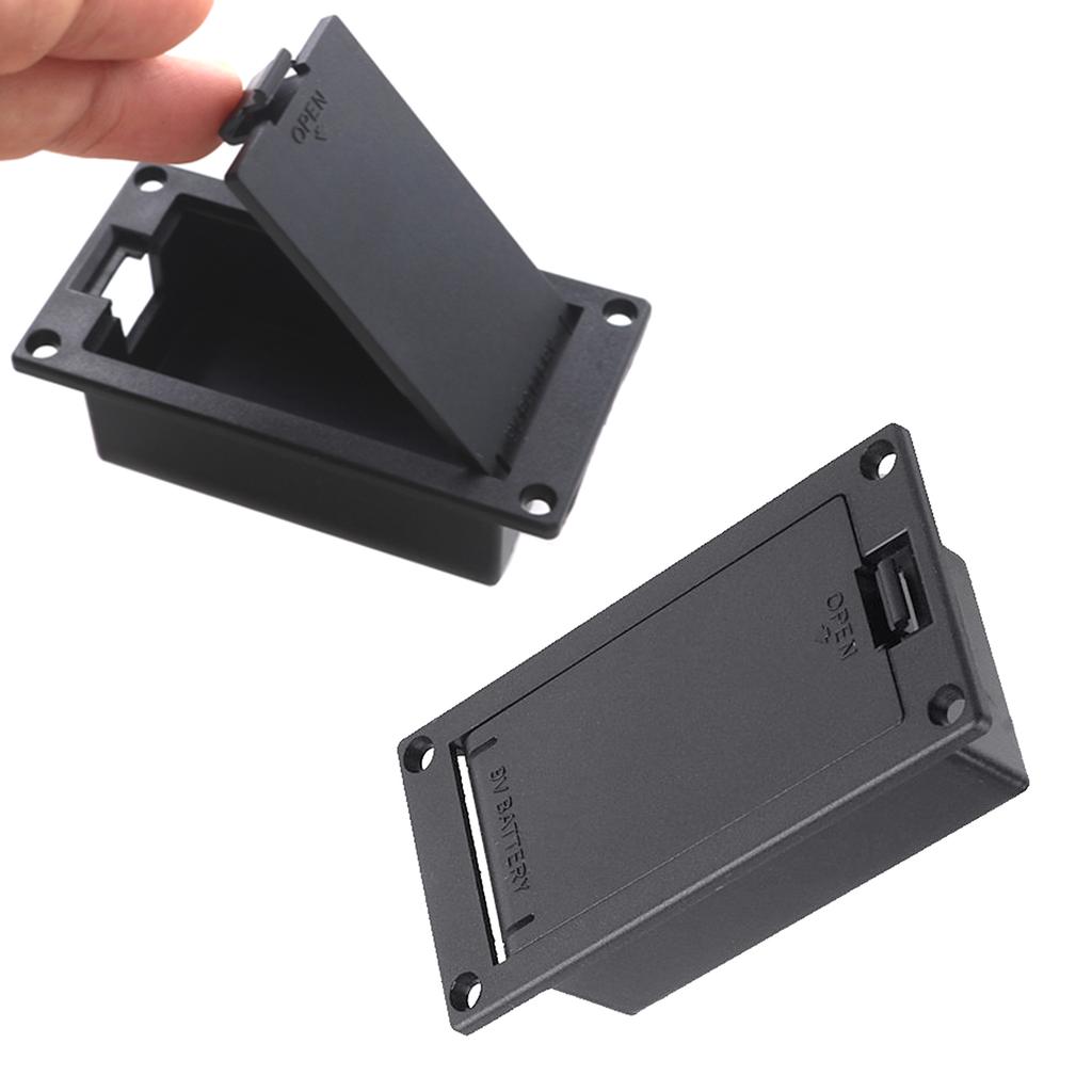 Active Bass Guitar Pickup 9V Battery Case Holder Box 9V Battery Compartment for Electric Guitar Bass Accessories