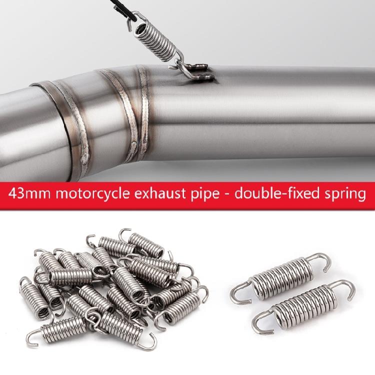 43mm Easy Installation Muffler Exhaust Pipe Spring Motorbike Accessories Stainless Steel Exhaust System Fixing Spring