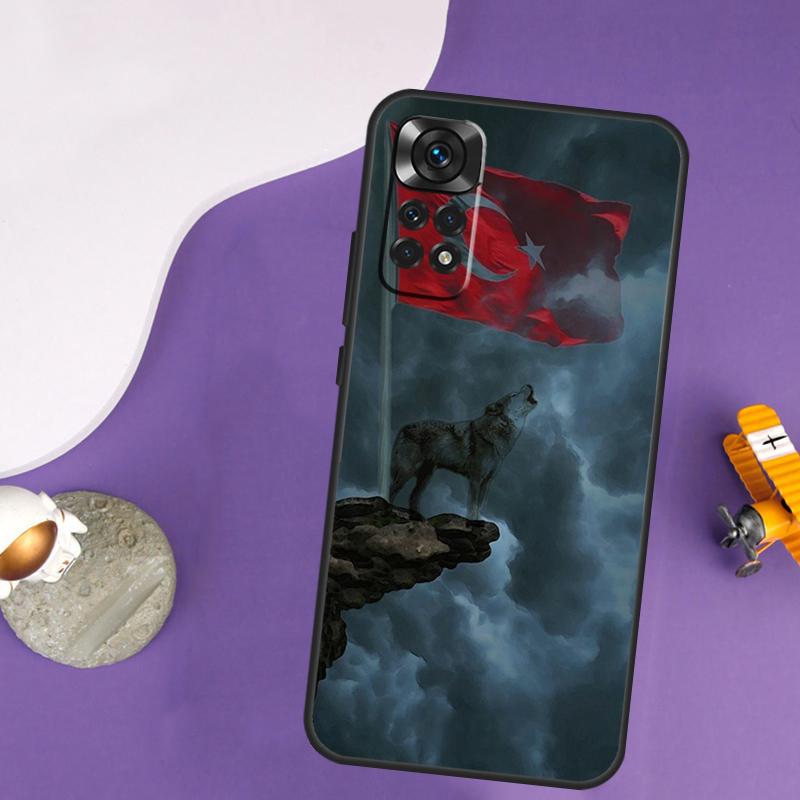 Türkei Wolf Mustafa Kemal Atatürk Hülle Für Xiaomi Redmi Note 13 Pro 14 12 9 10 11 Pro 10S 11S 12S Redmi 10C 13C 14C 12C Abdeckung