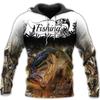 Spring Autumn Sweatshirts Fashion Fishing Men's Hoodie 3D Printing Casual Fashion Sportswear Top