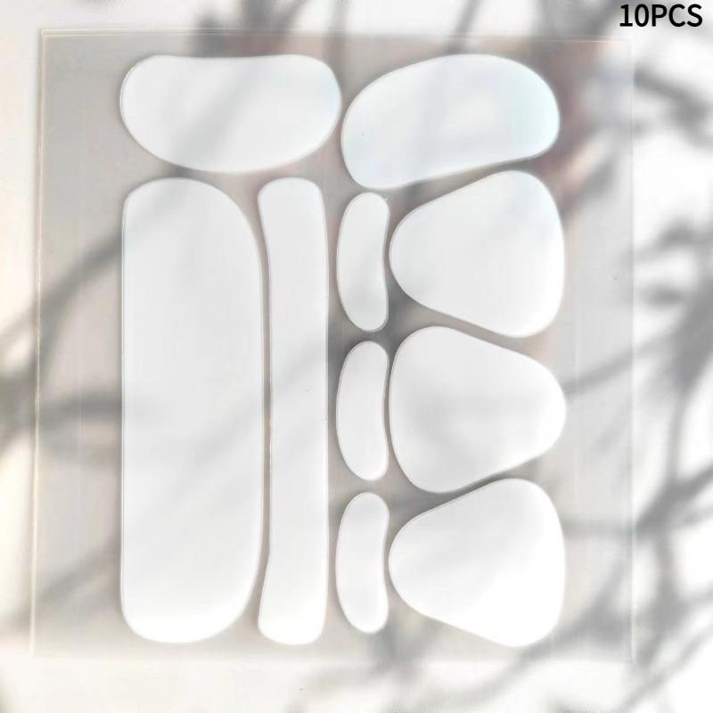 

10PCS transparent invisible chin facial face sticker Internet celebrity V face lift sticker firming fading fine lines nasolabial folds sticker