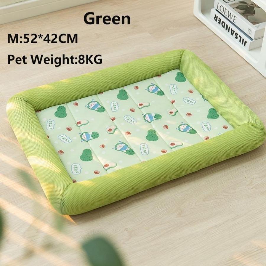 Summer Cool Pet Mat Čtvercová podložka Chovatelská stanice pro psy Kočky Vysoce kvalitní Cool Silk Postel pro domácí mazlíčky Pohovka pro domácí mazlíčky Potřeby pro domácí mazlíčky